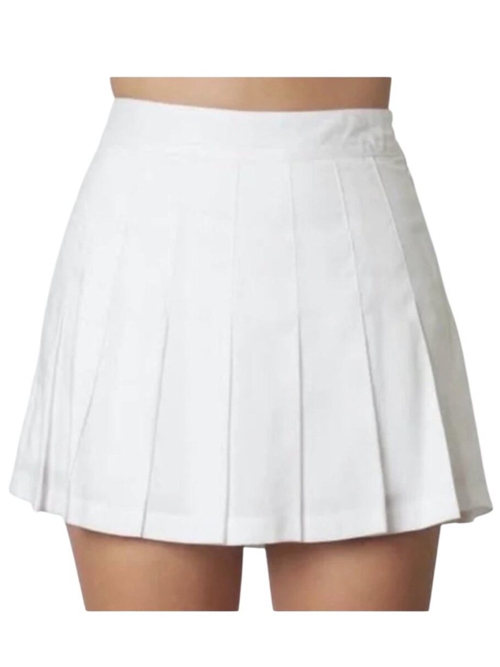 Mini Skort Pleated Skirt Preppy Tennis Women’s Fashion & Dyt Juniors L White
